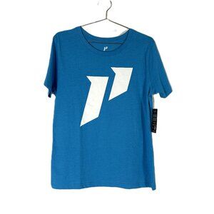 1st Phorm Blue T Shirt with Sleeve Hit and Big Graphic L NWT